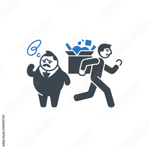 Corporate Theft Icon