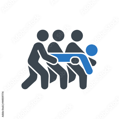 Group Emergency Rescue Icon
