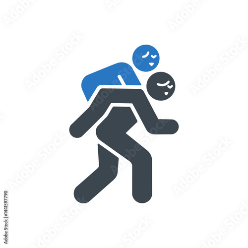 Injured Person Assistance Icon