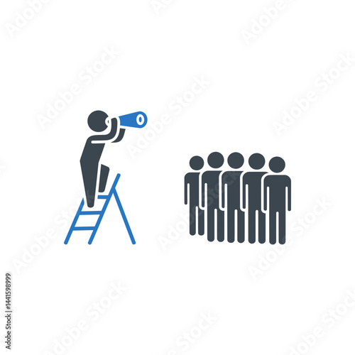 Recruitment Talent Search Icon