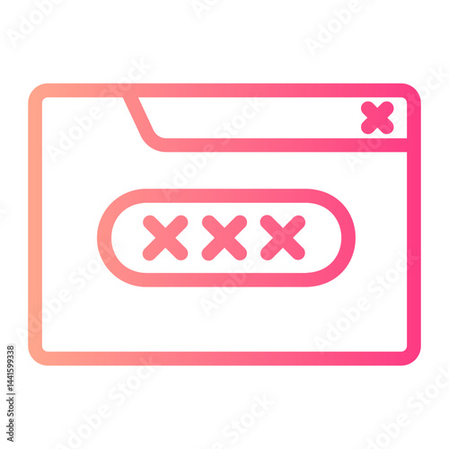sex addict gradient icon