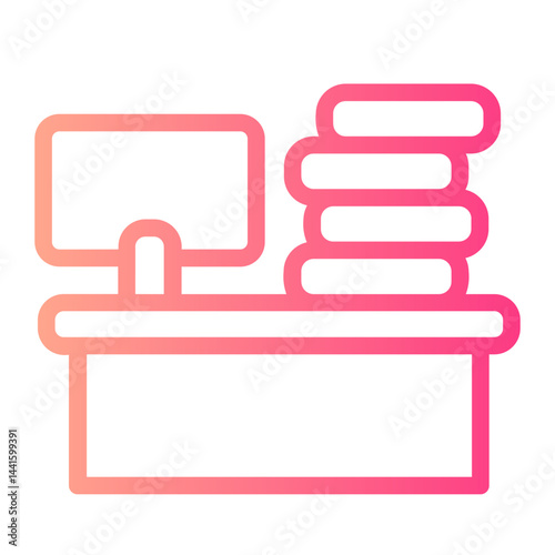 workaholic gradient icon
