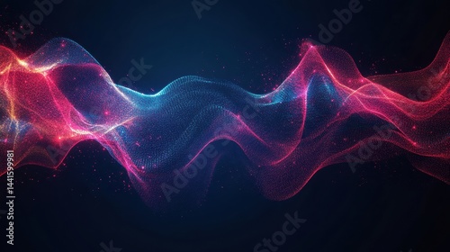 Glowing Abstract Lines Create Dynamic Muscle Shapes in a Futuristic Sports Concept Against a Dark Background