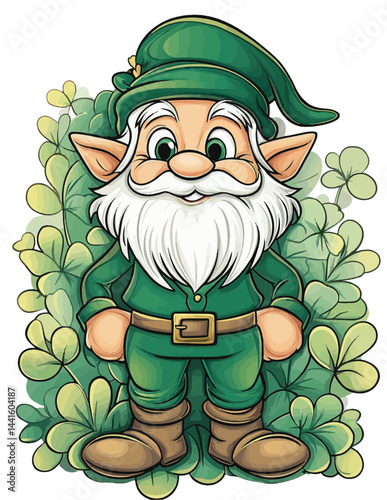 Cute Lucky Gnome St Patricks Day