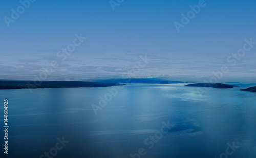 a beautiful view of the island of Cres in Croatia