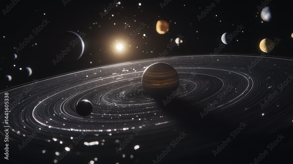 Fototapeta premium Spiral galaxy image background