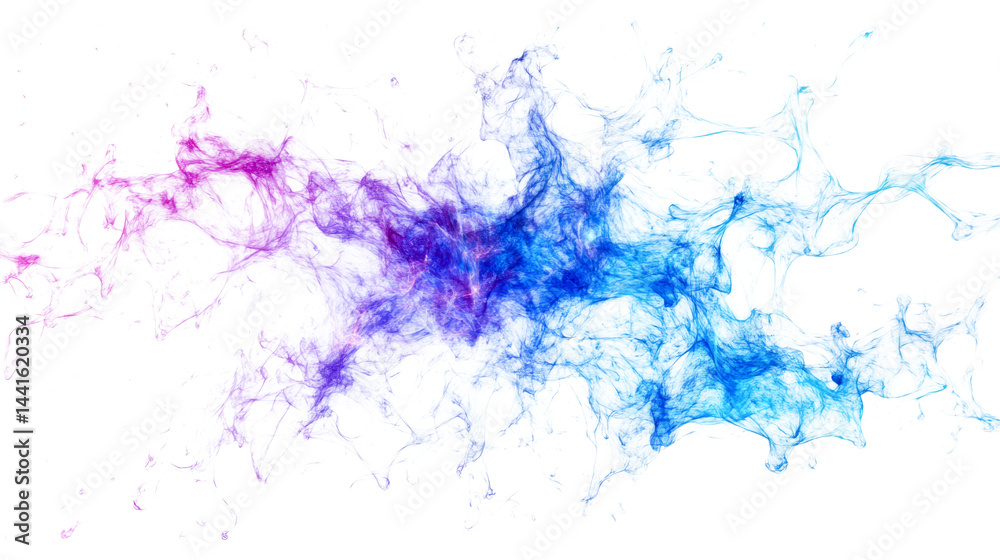 Abstract Color Burst on Black, cut out transparent Abstract Color Burst on Black, cut out transparent