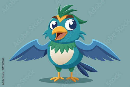 A playful cartoon dog with a big smile holds a delicious hamburger, looking delighted while sitting on the ground, showing a vibrant and fun-loving personality.