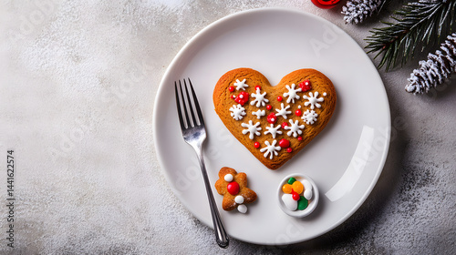 plate, fork, food, knife, heart, white, dish, dinner, table, love, red, valentine, restaurant, empty, silverware, setting, cutlery, isolated, nobody, dessert, meal, sweet, lunch, day, place
