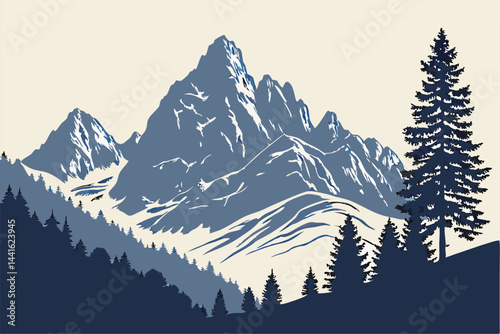 mountain silhouettes svg
