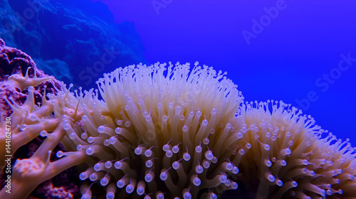 Hydrozoan colony on Laminaria