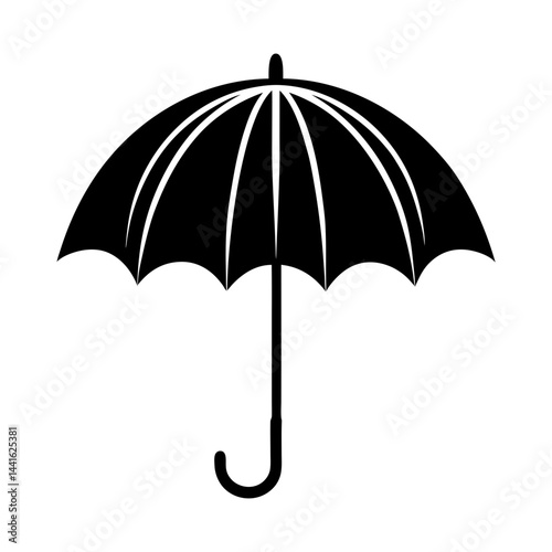 Umbrella Silhouette vector illustration