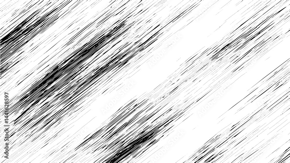 Obraz premium Sketch Black and white grunge abstract texture background. Grunge stripe texture backgrounds vector grunge 