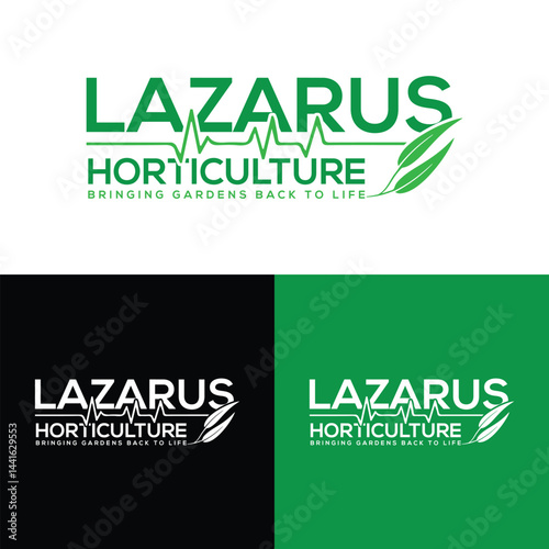 Lazarus Horticulture Logo – Reviving Gardens with Life and Greenery