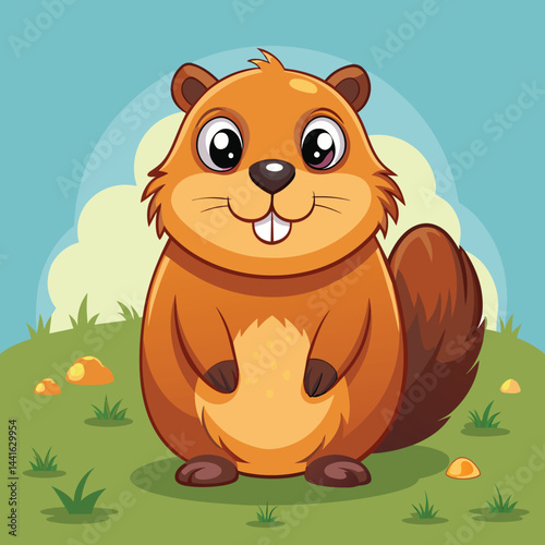 A cheerful cartoon zebra with large expressive eyes and a friendly smile stands against a soft green backdrop, ideal for kids' art and educational themes.