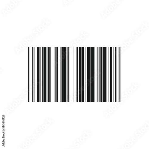 Realistic barcode icon, barcode icon, barcode vector icon, scan barcode icon, bar code label