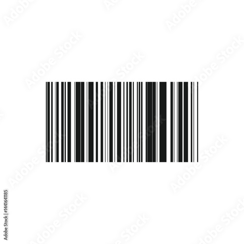 Realistic barcode icon, barcode icon, barcode vector icon, scan barcode icon, bar code label
