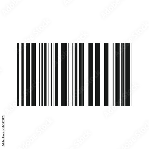 Barcode icon isolated in vector, bar code, barcode symbol icon for mobile app, web UI or retail marketing