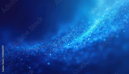 Abstract blue noise gradient texture Swirling digital art banner header , blue background, gradient background