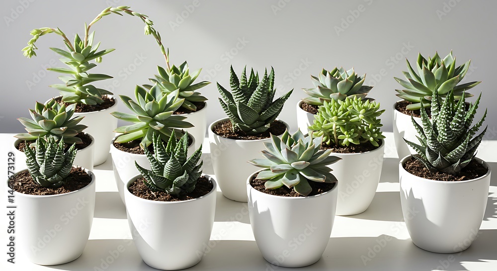 Sunlit Succulents AI Generated Sunlit Succulents AI Generated