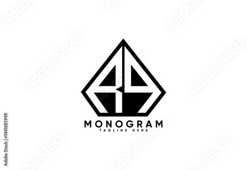 Free Download RP letter creative monogram vector logo design. - GFXLoad