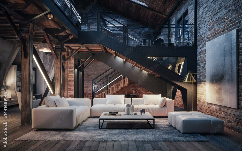 Fototapeta premium interior of modern building