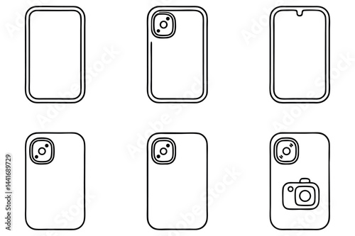 Technology devices icon set Editable Stroke. Pixel Perfect.