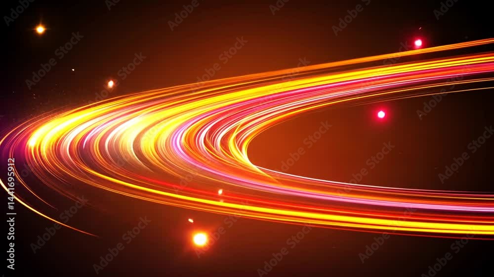 Dynamic light trails create a mesmerizing futuristic effect video background Dynamic light trails create a mesmerizing futuristic effect video background