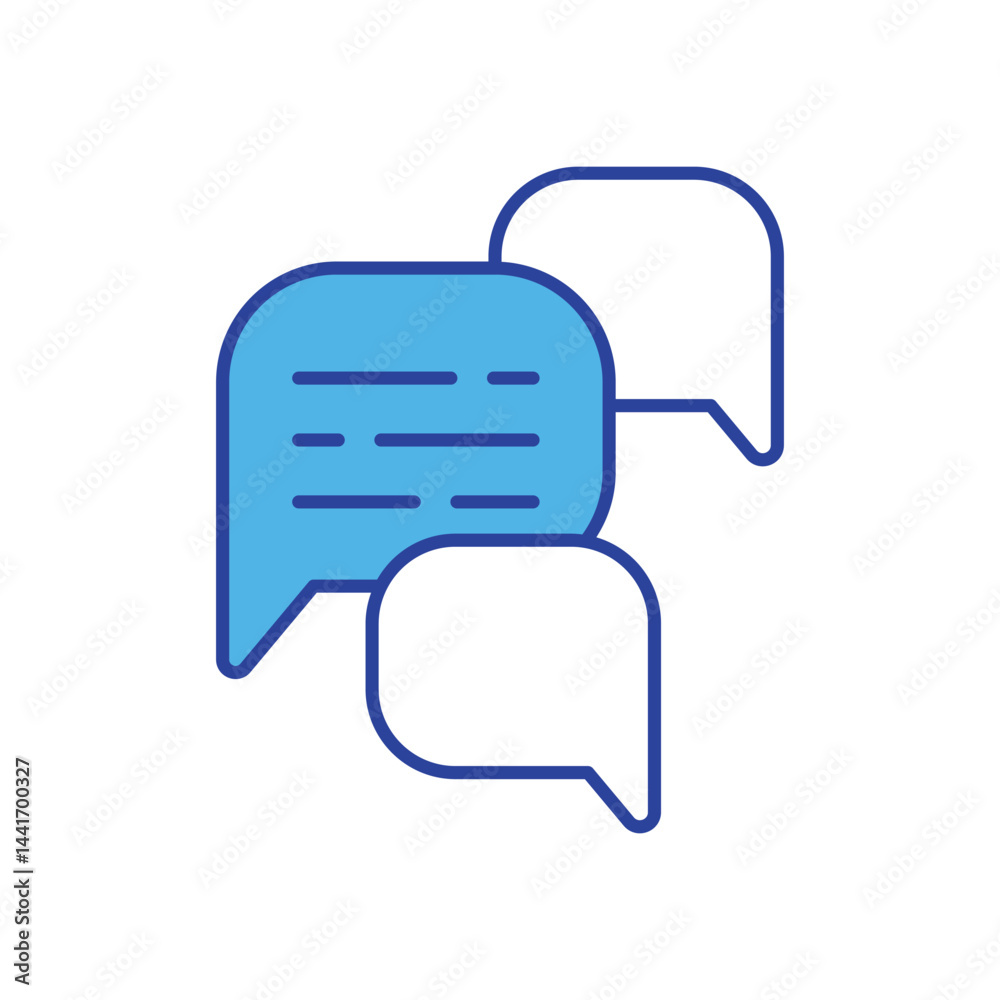 Conversation icon vector stock illustration Conversation icon vector stock illustration
