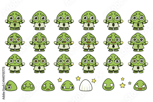 Beautiful emojis for social media, which you can use Web imoji icon set