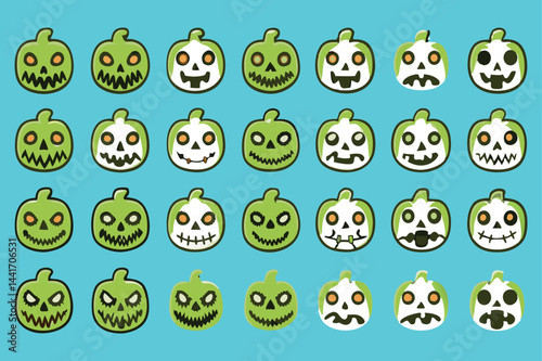 Beautiful emojis for social media, which you can use Web imoji icon set