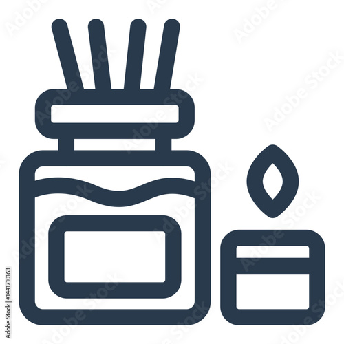 Aromatherapy Jar with Scent Diffuser Sticks
