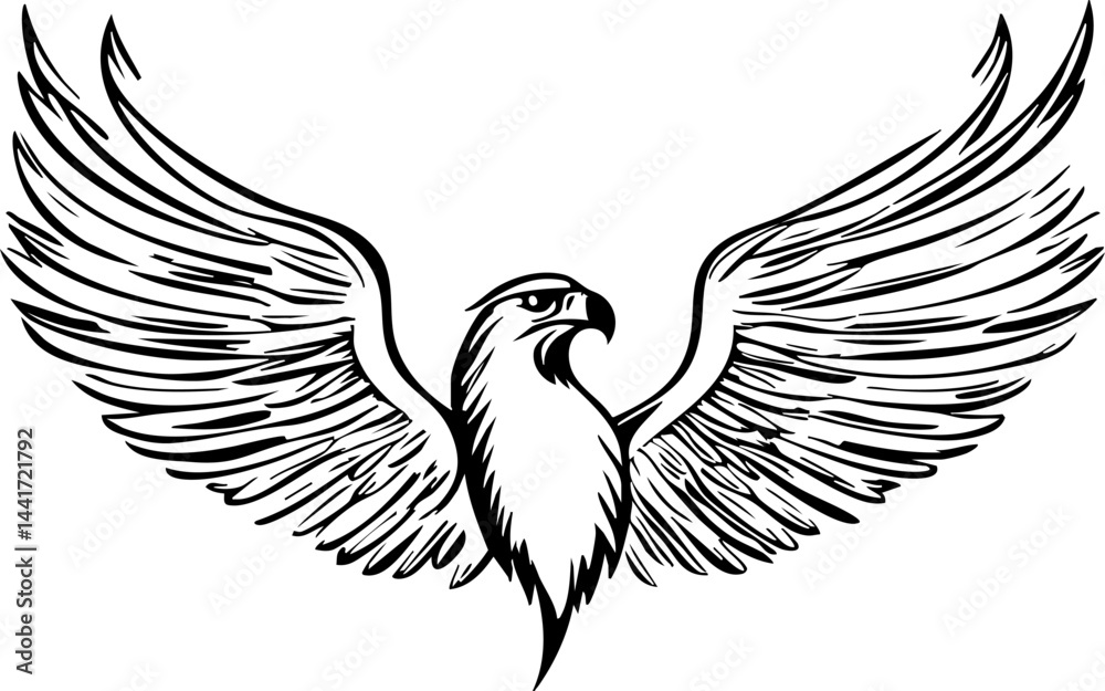 Fototapeta premium Eagle Vector logo