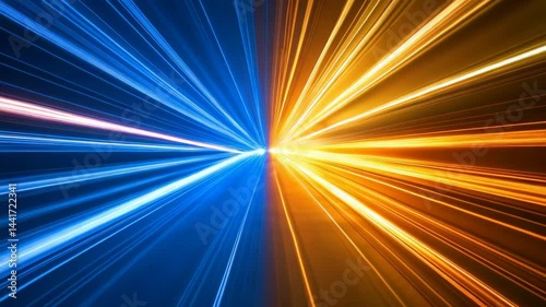 Wallpaper Mural abstract light background, yellow, blue Torontodigital.ca