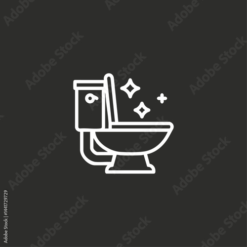 Toilet seat icons flat vector design