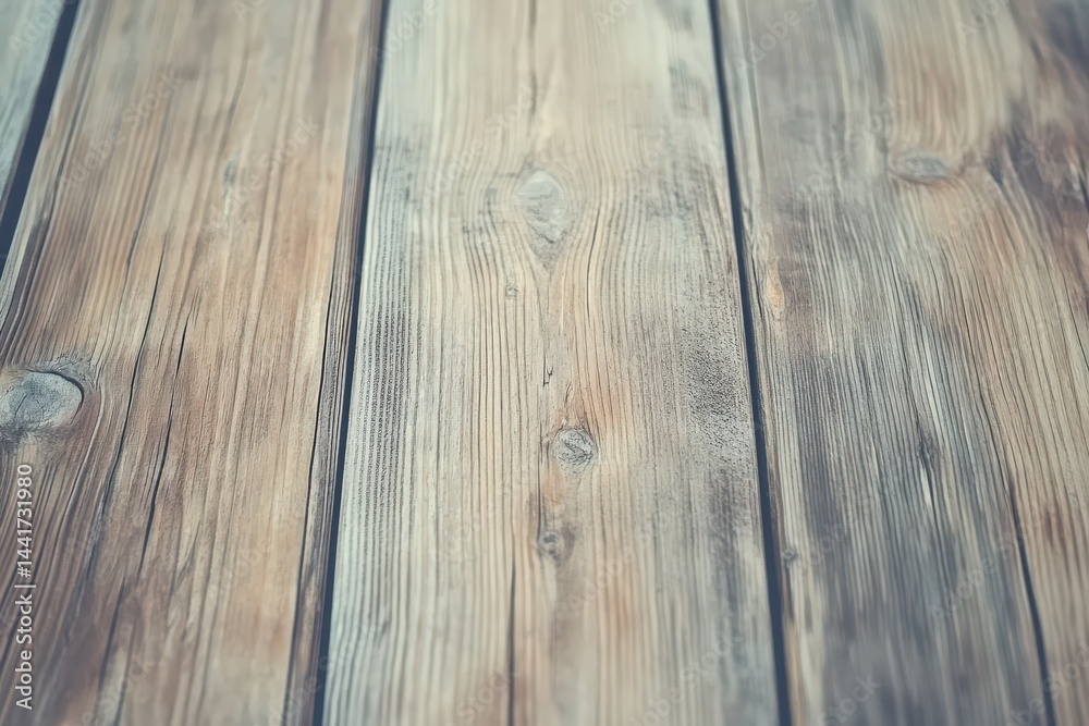 Obraz premium Close-up view of weathered wooden planks.