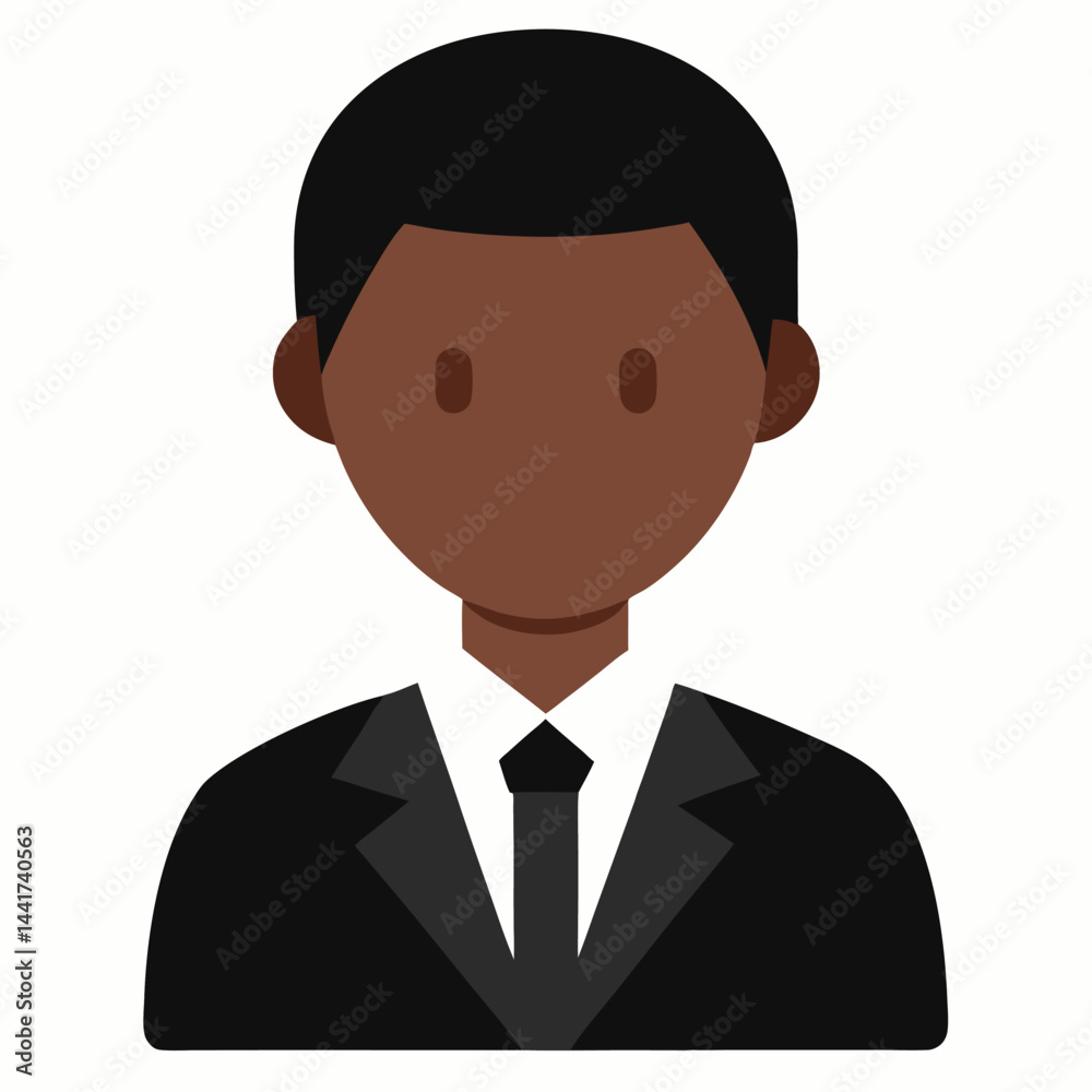 Smart businessman icon vector on white background. Smart businessman icon vector on white background.