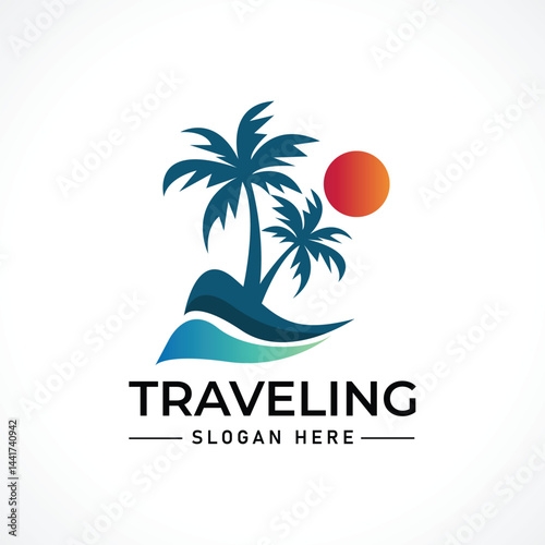 Traveling tour holiday trip summer logo photo