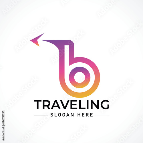 Traveling tour holiday trip summer logo