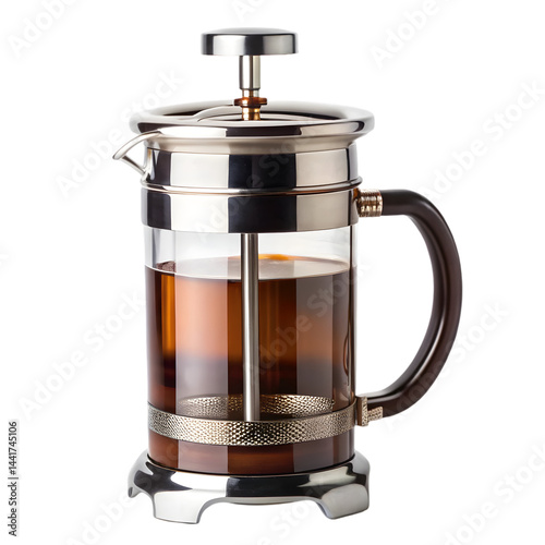 Wallpaper Mural French press for tea and coffee isolated on white background Torontodigital.ca
