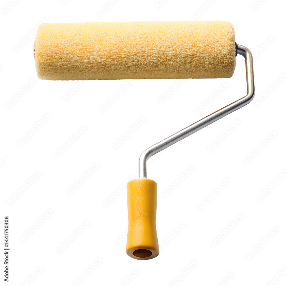 Fototapeta premium paint roller isolated on transparent background