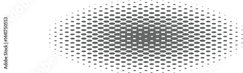 Ellipse Shapes on Black Background. Minimal Abstract Design. Eps 10