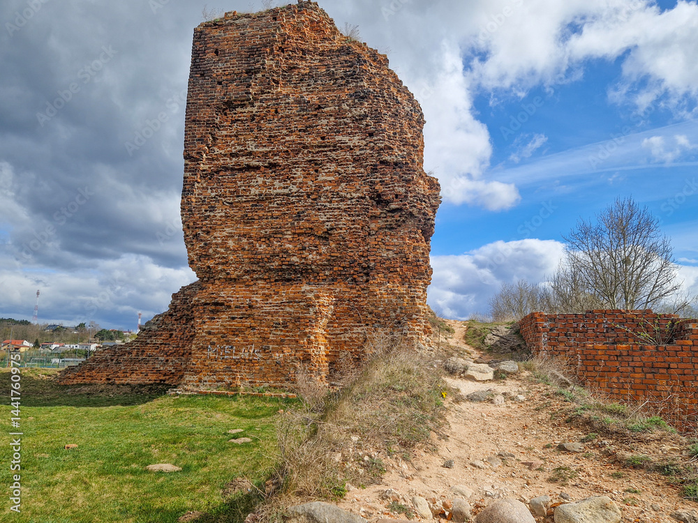 Bobrowniki Castle Ruins, Poland.