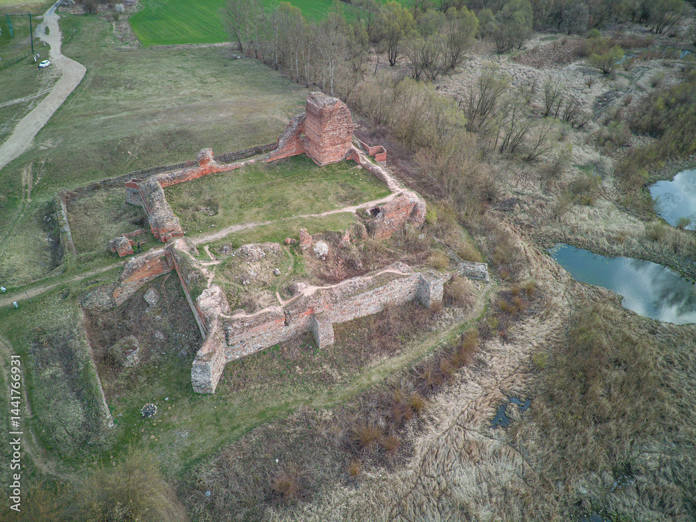 Bobrowniki Castle Ruins, Poland.