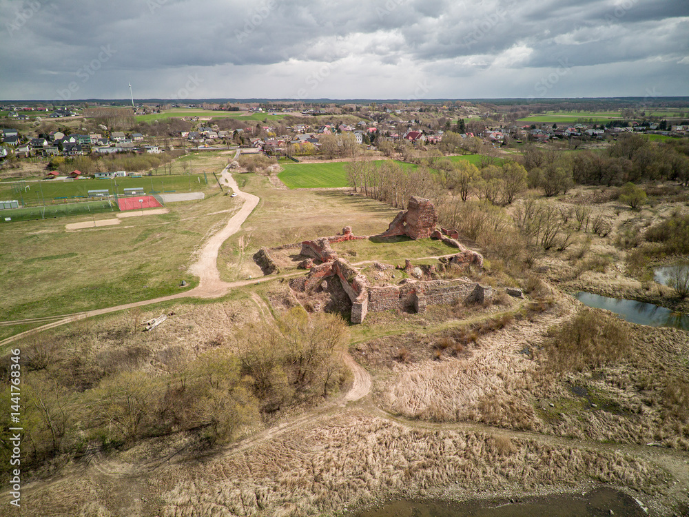 Bobrowniki Castle Ruins, Poland.