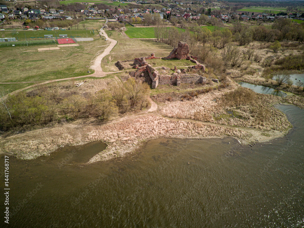 Bobrowniki Castle Ruins, Poland.
