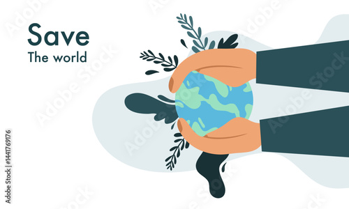earth vector design for ozone and earth day event