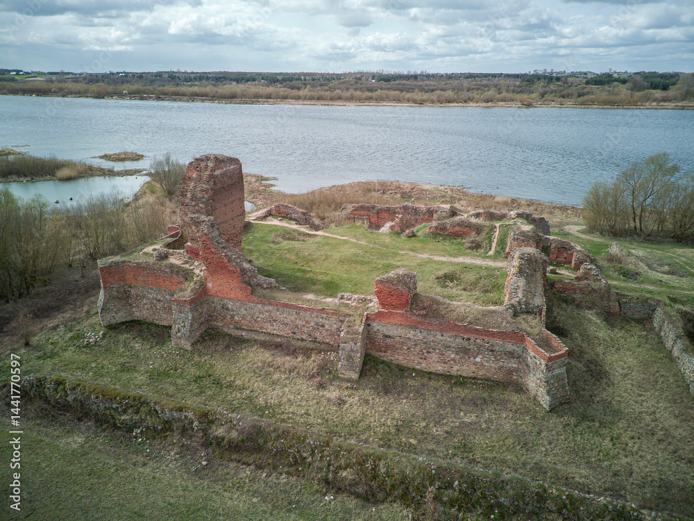 Bobrowniki Castle Ruins, Poland.