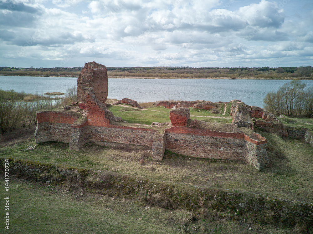Bobrowniki Castle Ruins, Poland.