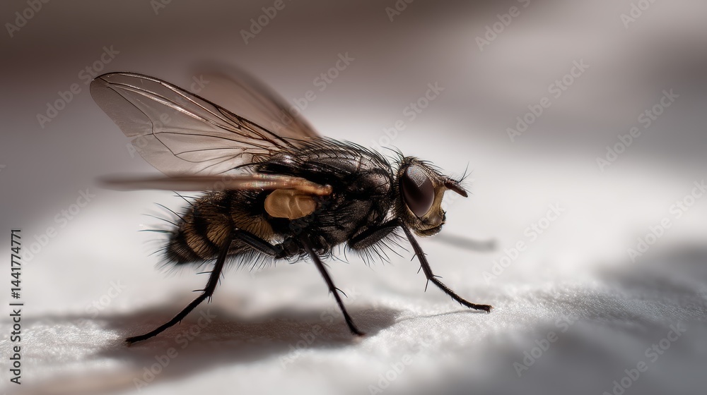 fly macro in green nature or in the city or on food fly macro in green nature or in the city or on food